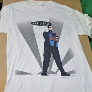 Vintage 1990 Vanilla Ice Tshirt Rare